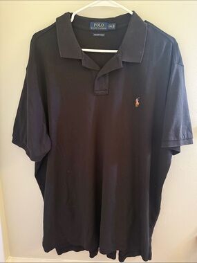 Ralph Lauren Black Polo PIMA soft touch